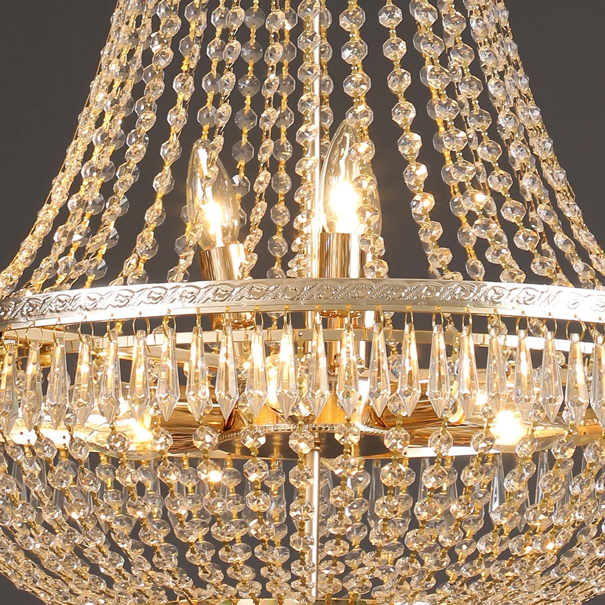 Zorin Arc Crystal Pendant Light – product view 5