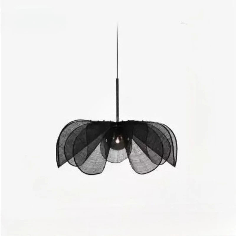 Fabric Chandelier – Wabi-Sabi Modern for Living Room, Bedroom & Bedside | Noemi Orbit by Evenlyr