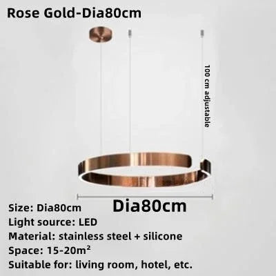 Mirel Arc Metal Pendant Light – product view 9