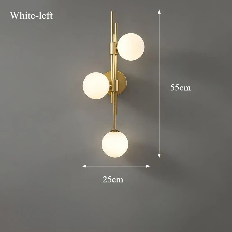 Fiore Contour Glass Wall Sconce – product view 7