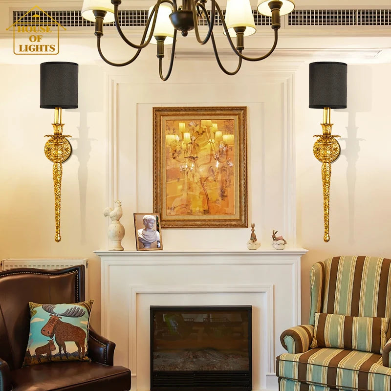 Copper Wall Sconce – European Classic for Bedroom, Living Room, Hallway | Celine Beam by Evenlyr