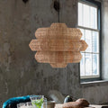 Rattan Chandelier – Wabi-Sabi Japanese for Dining Room, Living Room, Bedroom | Vivienne Orbit by Evenlyr