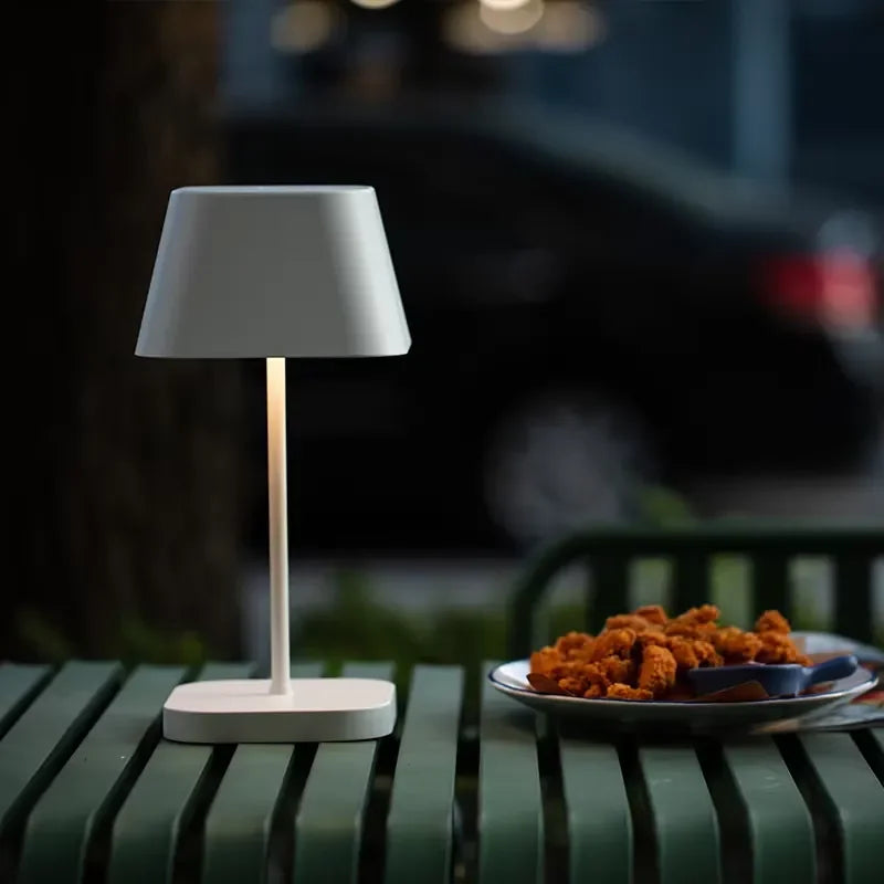 Designer Table Lamp – Modern Minimalist Cordless Rechargeable for Bedside, Restaurant Table, Hotel Room | Elaris Petal by Evenlyr