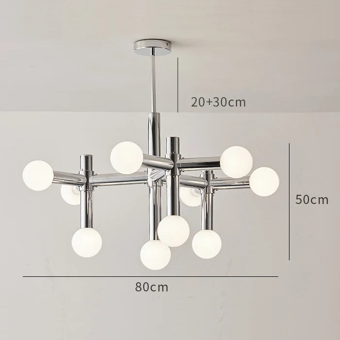 Ivara Arc Globe Glass Pendant Light – product view 8