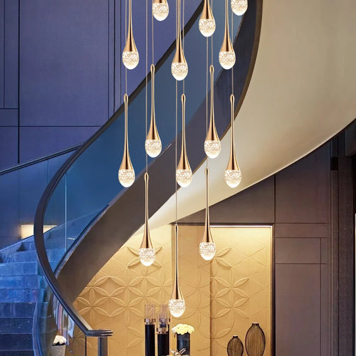 Delia Halo Crystal Chandelier – product view 2