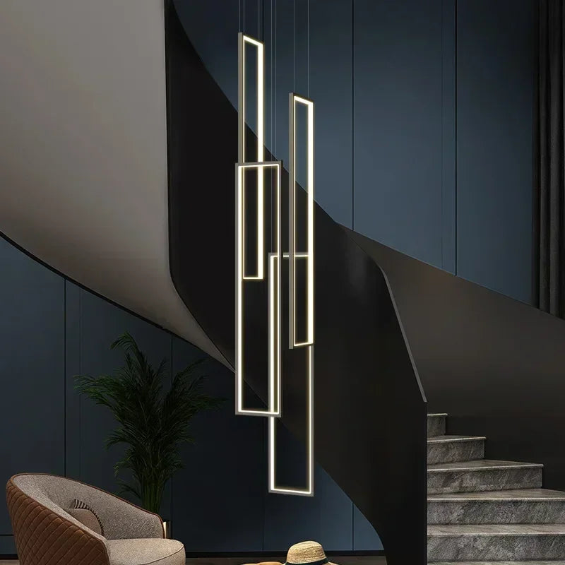 Metal Chandelier – Nordic LED for Living Room | Alora Arc by Evenlyr