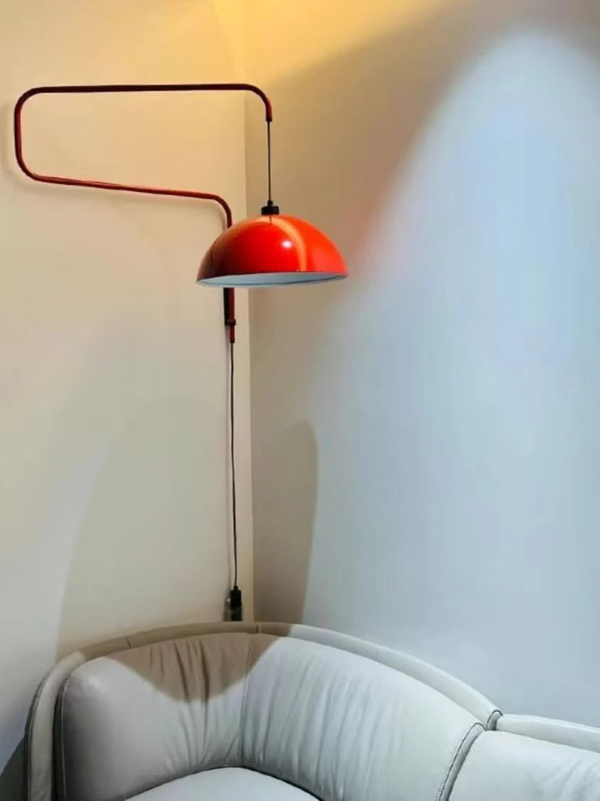 Cyrene Arc Swing-Arm Metal Wall Sconce – product view 6