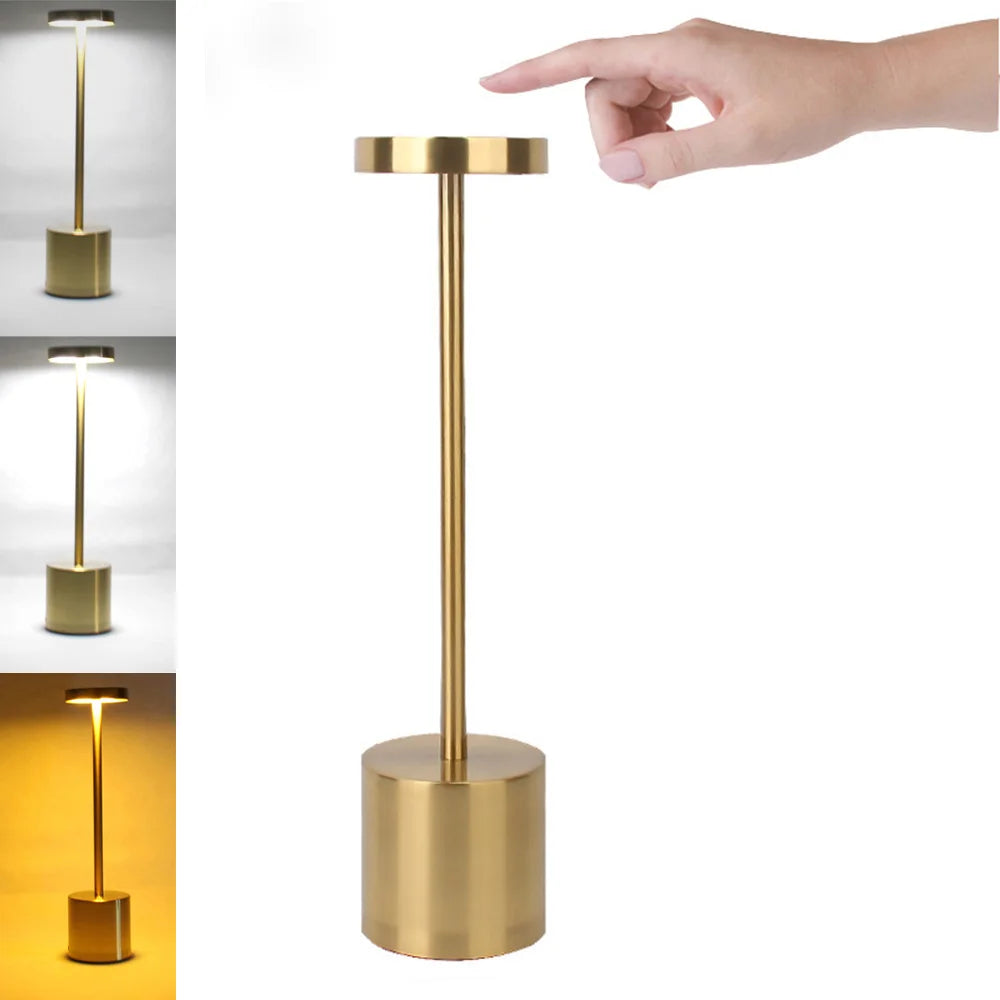 Vita Crescent Aluminum Table Lamp – Rechargeable – product detail 9