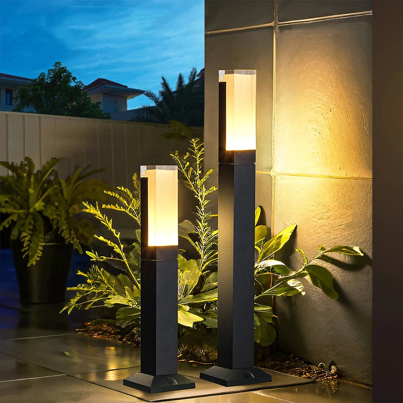 Helios 7W COB Garden Pillar Light – IP65 – detail view 2