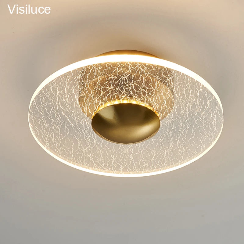 Helios Modern Flush-Mount Ceiling Light for Hallway – detail view 4