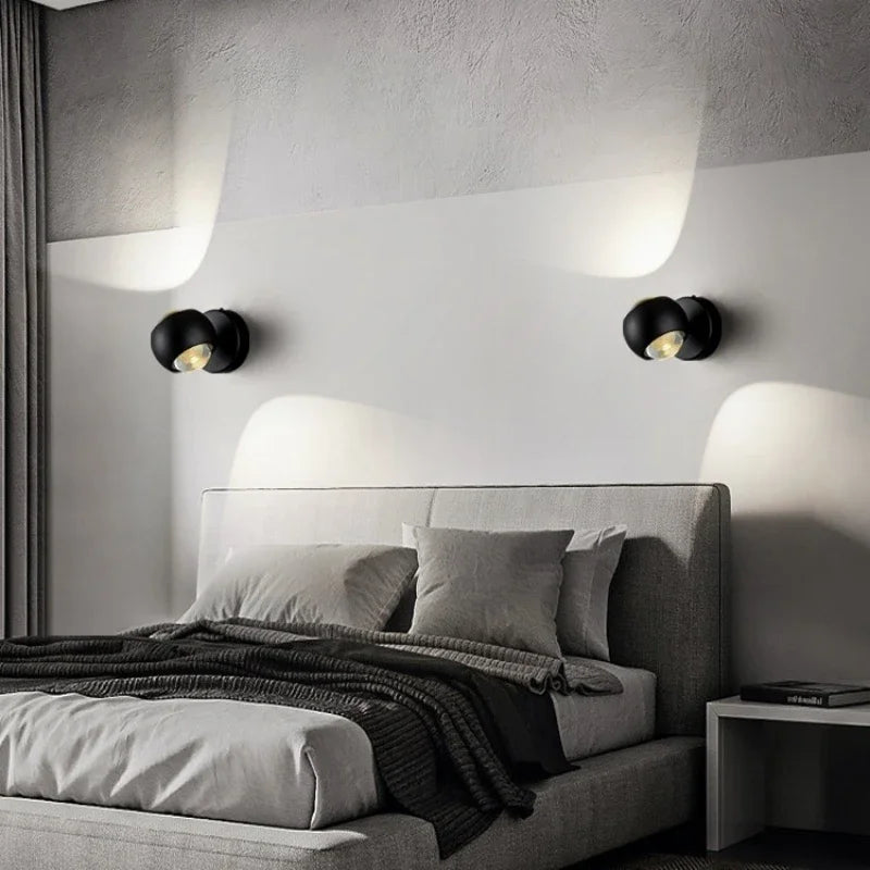 Glass Wall Sconce – Nordic Modern for Bedroom, Hallway, Living Room | Delphine Beam by Evenlyr