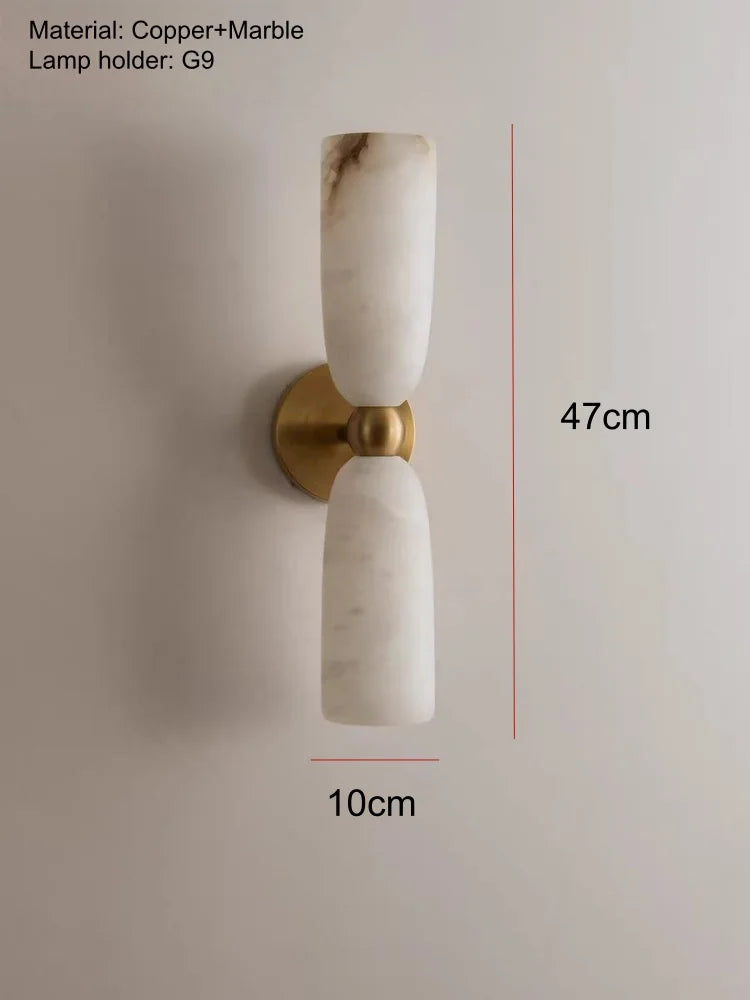 Giselle Veil Alabaster Wall Sconce – product view 8