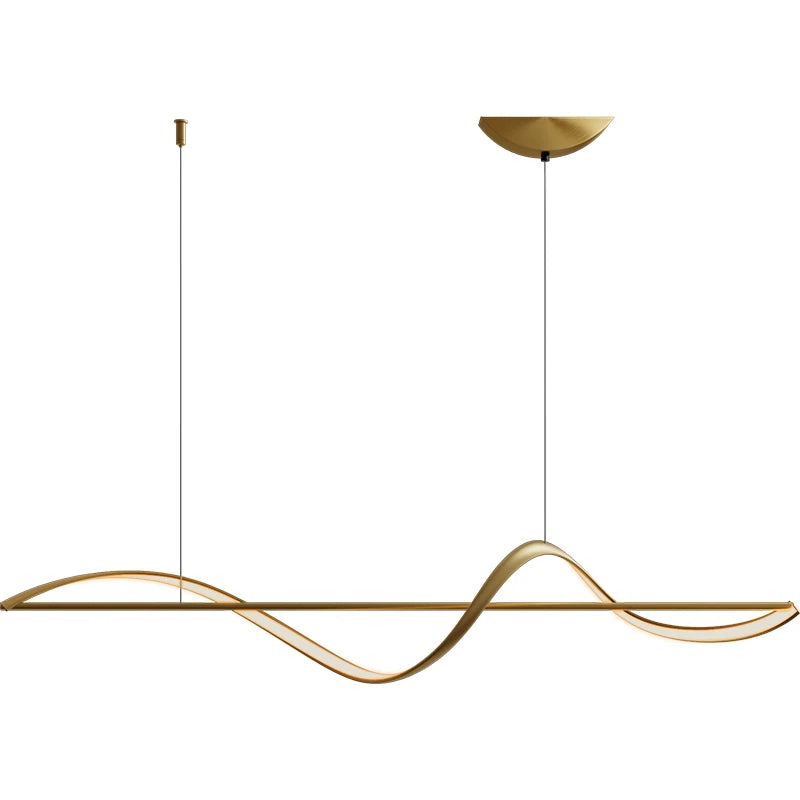 Metal Chandelier – Nordic LED for Bedroom & Bedside, Dining Room & Kitchen | Virelle Orbit by Evenlyr