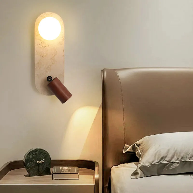 Designer Wall Sconce – Wabi-Sabi Japanese for Bedroom, Hallway, Living Room | Aurelia Dome by Evenlyr