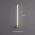 Brass & Acrylic Linear LED Bathroom Vanity & Mirror Light – Modern LED Linear for Bathroom | Elara Glow by Evenlyr