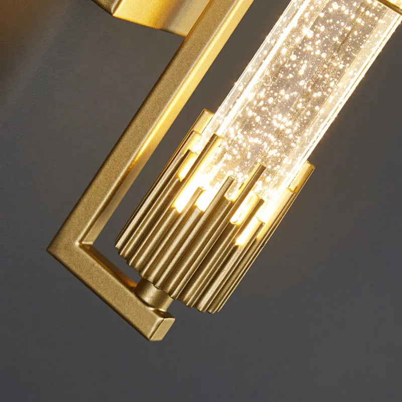 Crystal Wall Sconce – Modern Minimalist for Bedroom, Living Room, Dining Room | Isolde Beam by Evenlyr