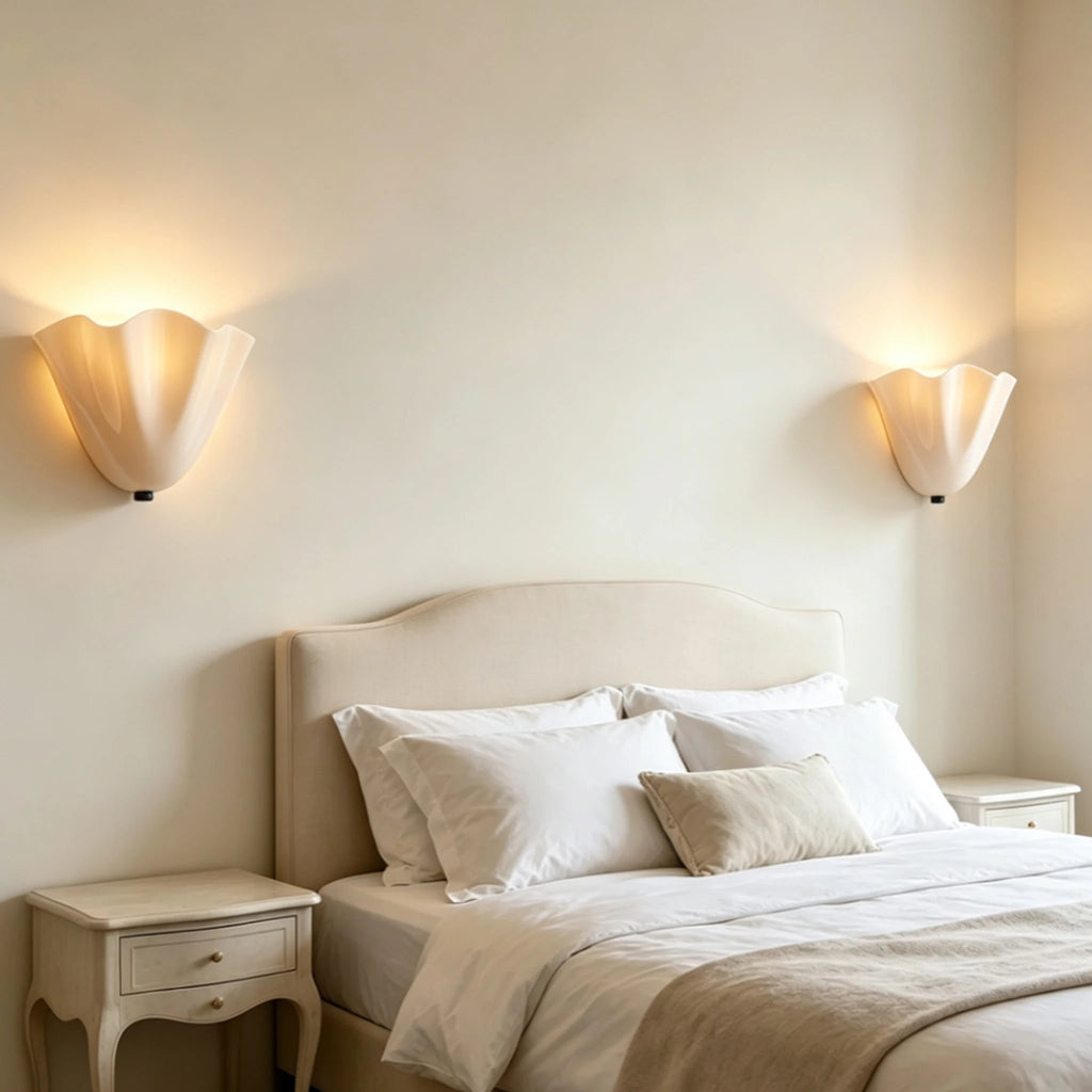 Glass Wall Sconce – European Classic for Bedroom, Hallway, Living Room | Coralie Beam by Evenlyr