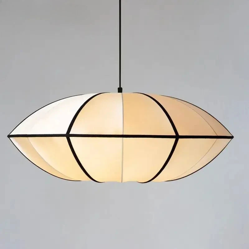 Fabric Pendant Light – Wabi-Sabi Japanese for Kitchen Island, Dining Room, Living Room | Celine Petal by Evenlyr