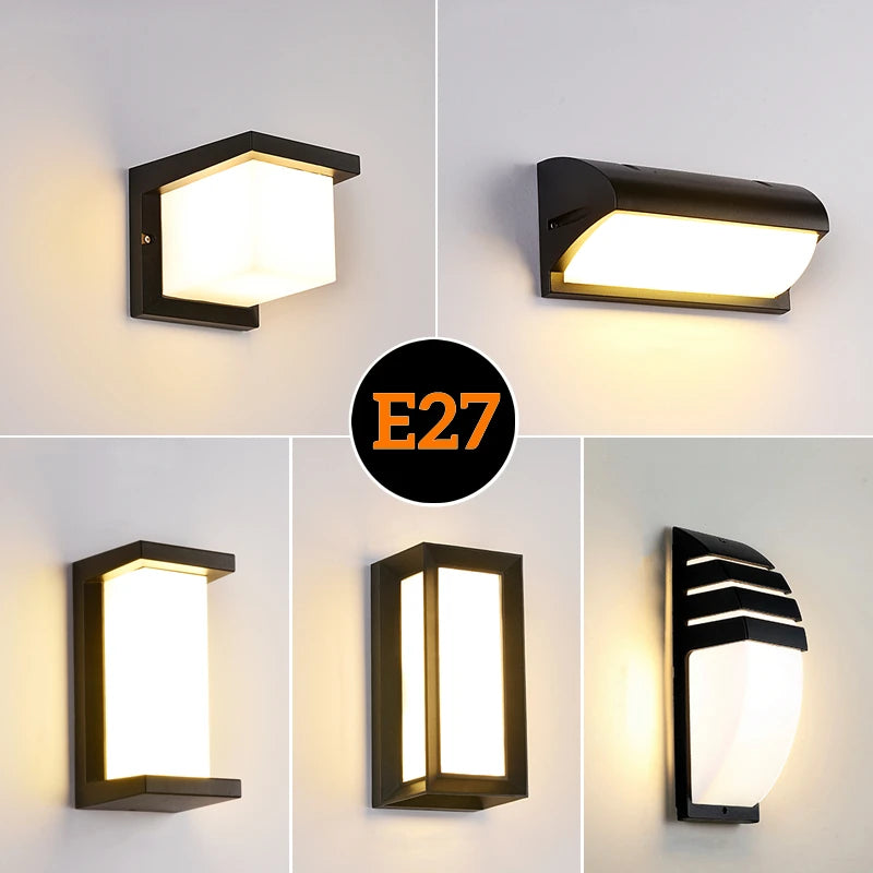 Merano E27 Outdoor Wall Light for Courtyard – IP65
