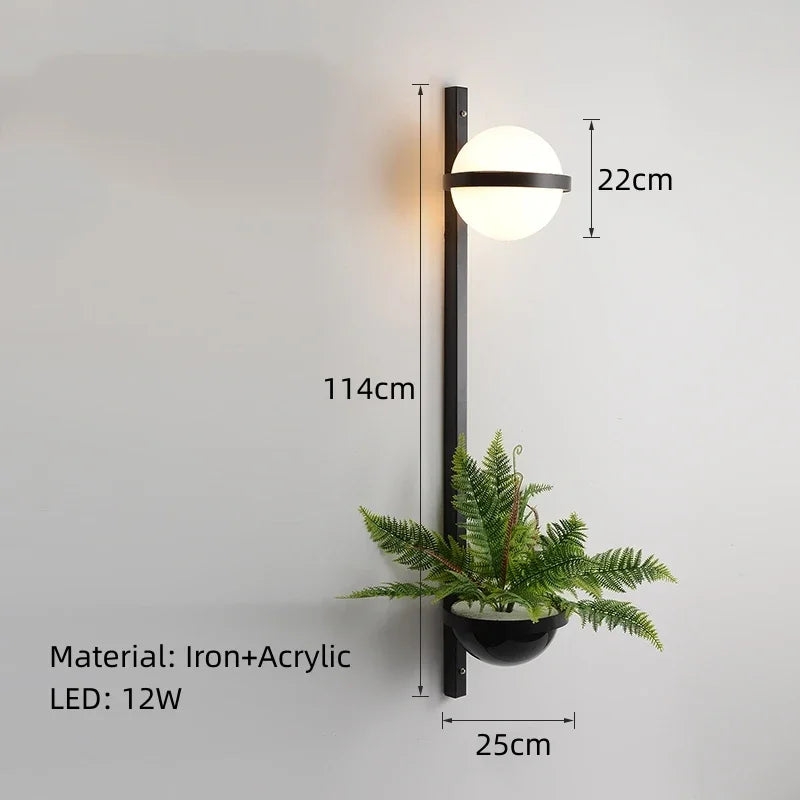 Giselle Arc Sculptural Acrylic Wall Sconce – product view 9