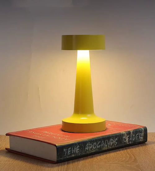 Black Minimalist Rechargeable Desk Lamp – detail view 2