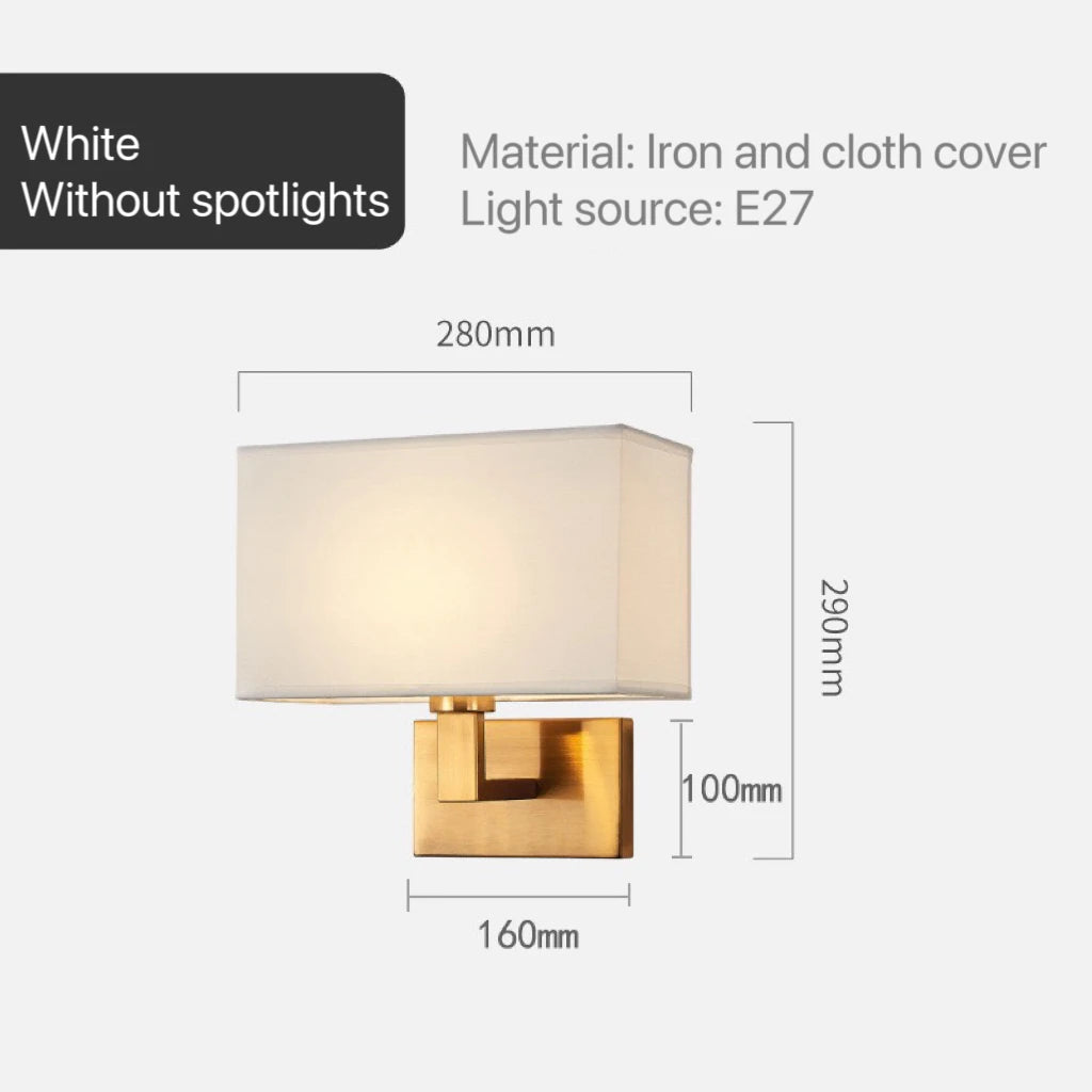 Wren Veil Fabric Wall Sconce – product view 8