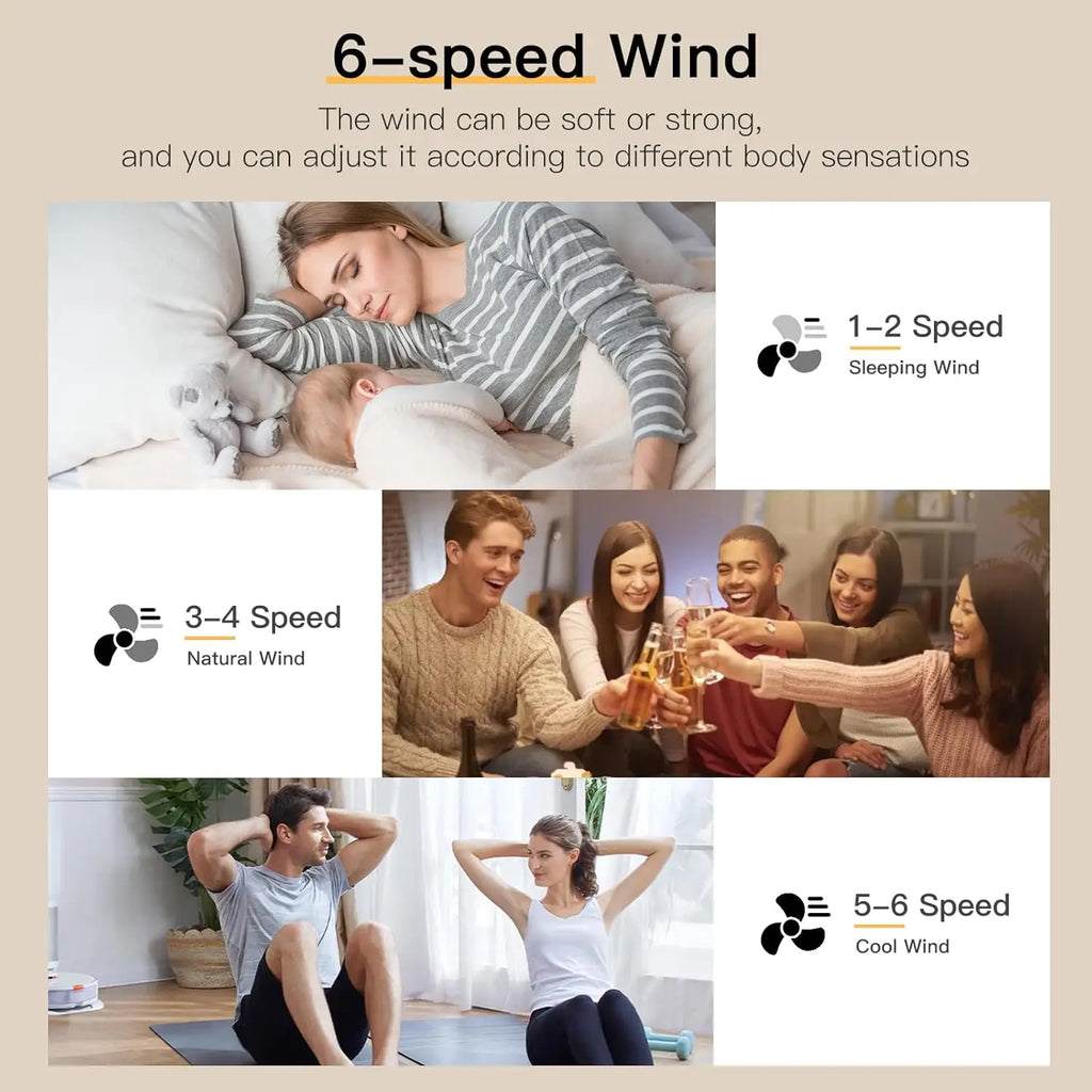 Firenze Retractable Blades Ceiling Fan with Light for Living Room – App Control