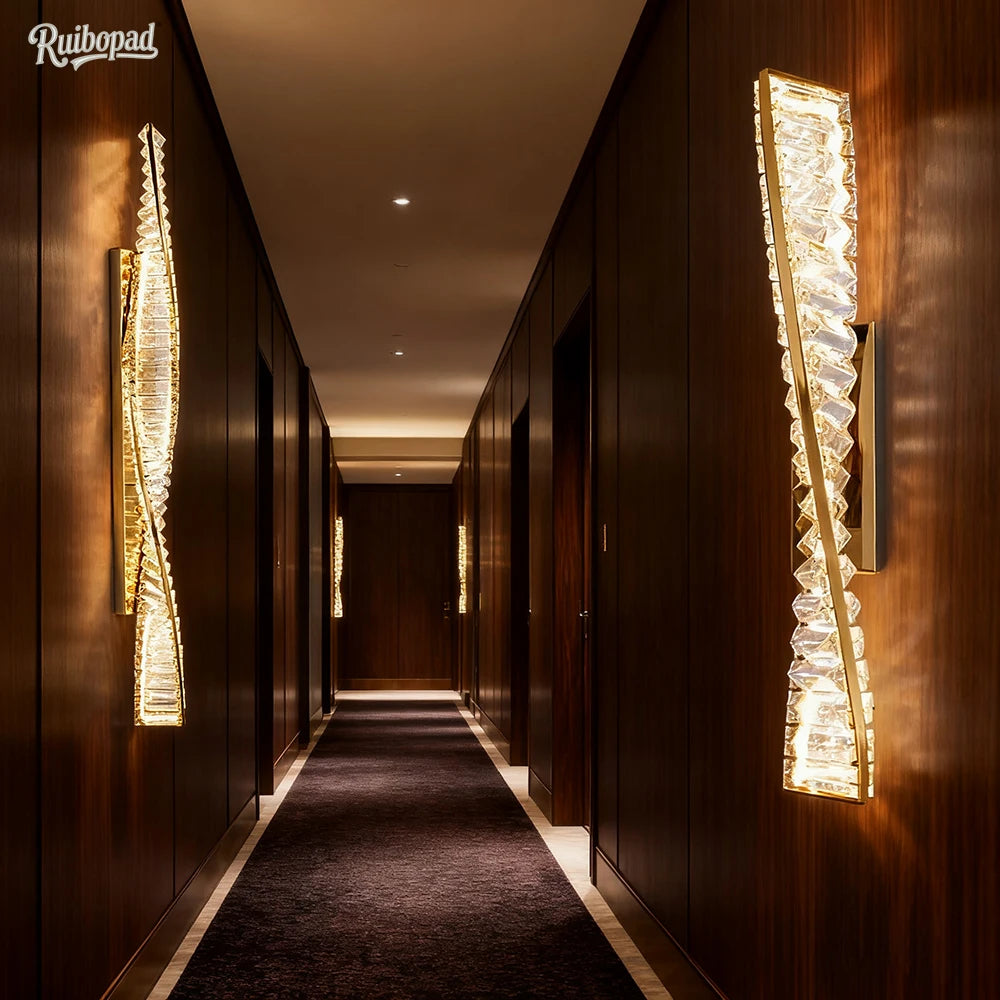 Isolde Veil Crystal Wall Sconce – product view 3