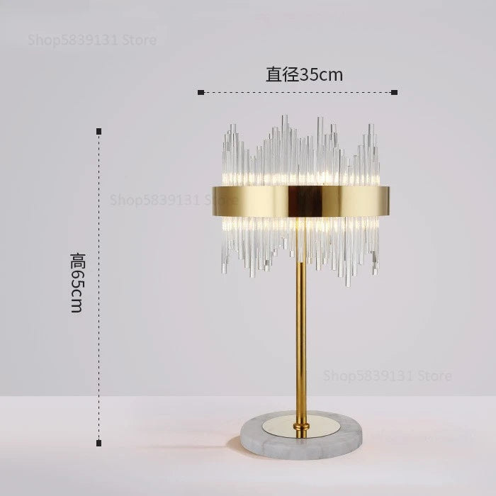 Lune Crown Glass Floor Lamp – Nordic – product detail 15