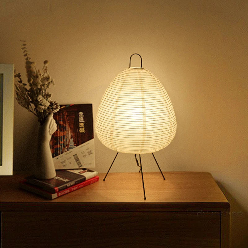 Rice Paper Floor Lamp – Wabi-Sabi Japanese Dimmable LED for Living Room, Bedroom, Reading Corner | Coralie Orbit by Evenlyr