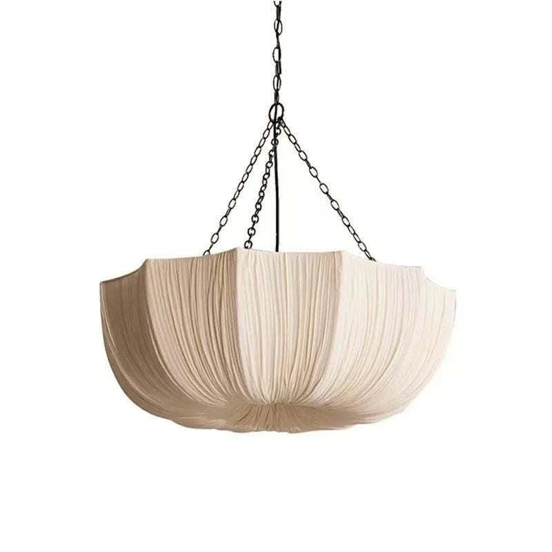 Aviana Petal Wabi-Sabi Fabric Pendant Light – 40/50/60cm