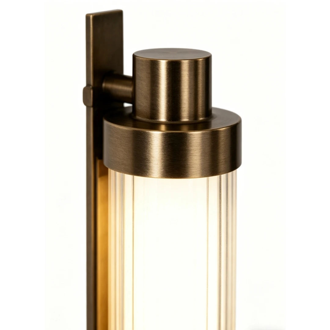 Glass Linear Wall Sconce – Modern Linear for Bathroom, Bedroom & Bedside, Hallway & Entryway | Oriana Glow by Evenlyr