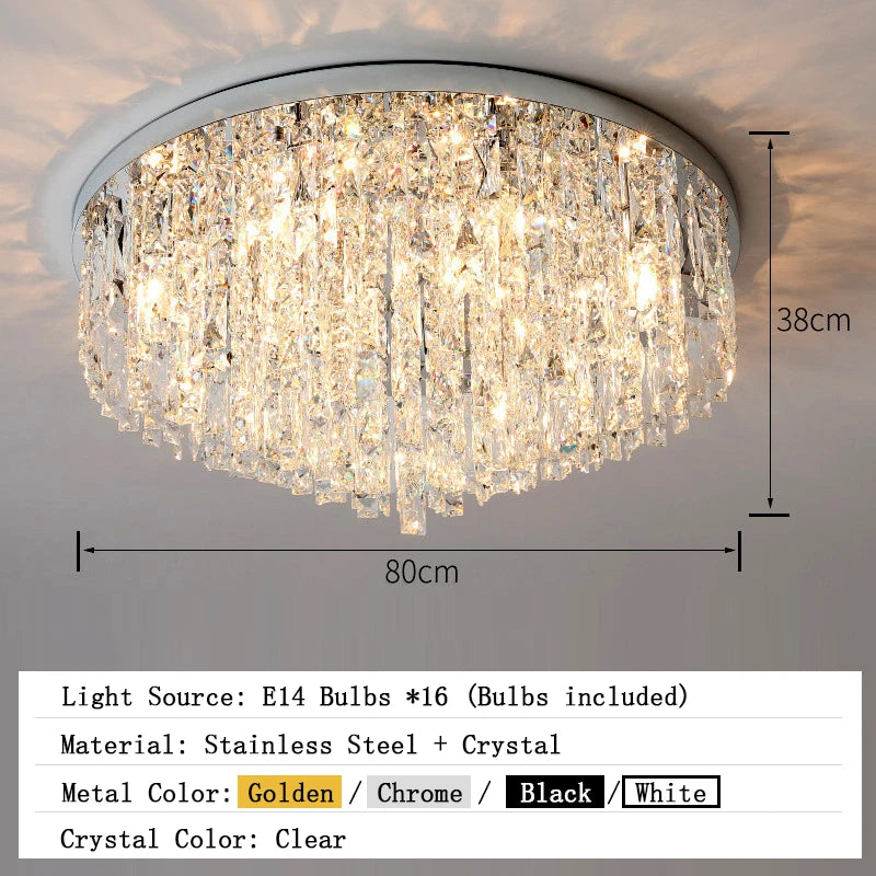 Galen Halo Sculptural Crystal Pendant Light – product view 15