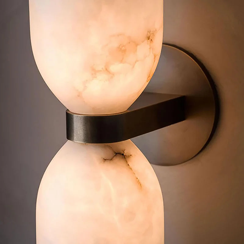 Dorian Contour Sculptural Marble Wall Sconce – product view 6