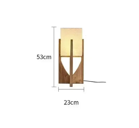Arden Arc Bamboo and Wood Floor Lamp – Nordic – product detail 12