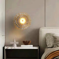 Glass Wall Sconce – Nordic Modern for Bedroom, Hallway, Living Room | Bellara Beam by Evenlyr