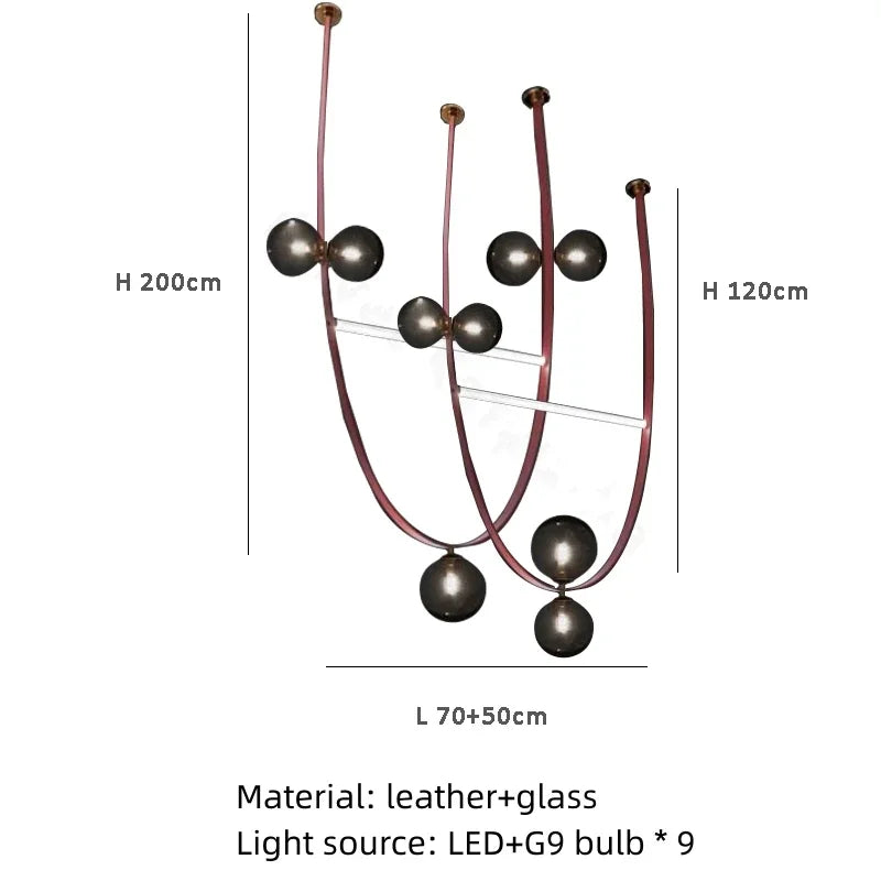 Nola Glow Glass Pendant Light – Modern – product detail 13