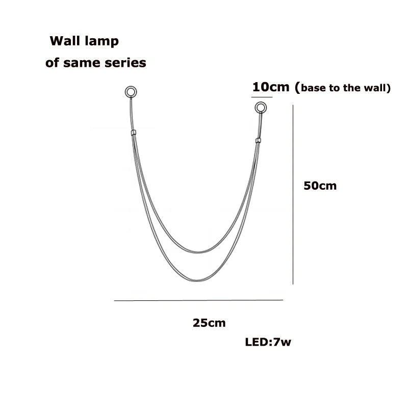 Lunet Arc Dimmable Metal Pendant Light – product view 15
