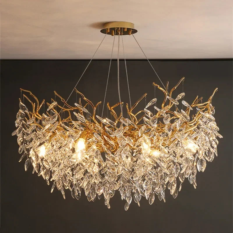 Hesper Arc Branch Crystal Pendant Light – product view 5