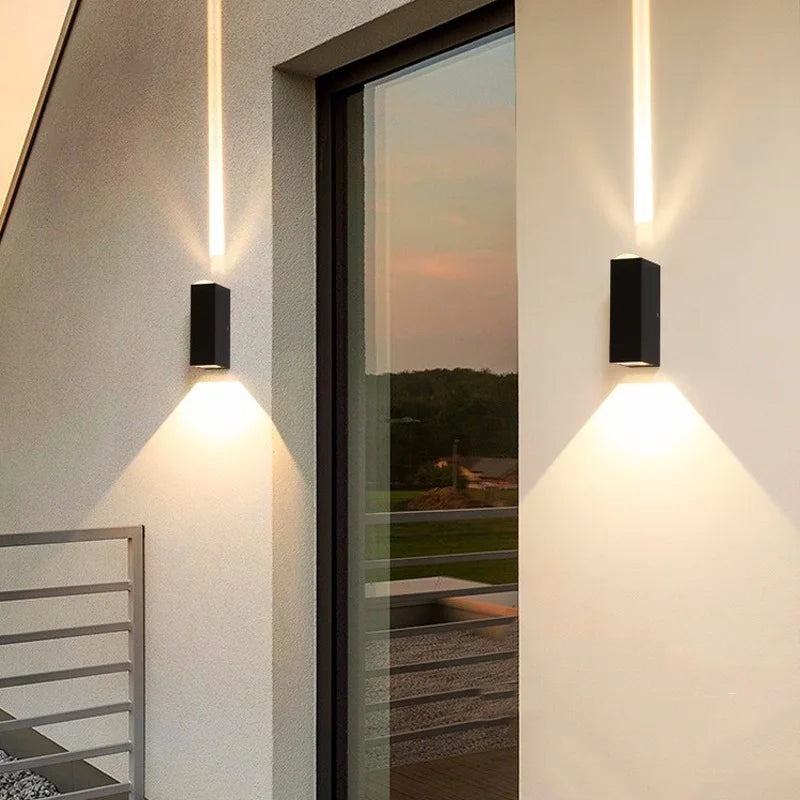Palermo IP65 Square Beam Wall Sconce for Hotel Corridor – detail view 3