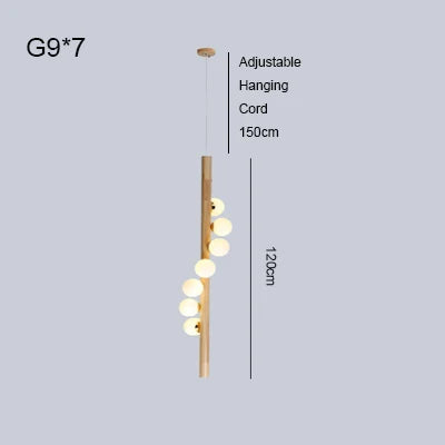 Onda Axis Wood Pendant Light – Dimmable – product detail 14