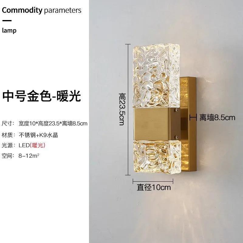 Belluno Crystal Outdoor Wall Light for Porch – Luxury – detail view 8