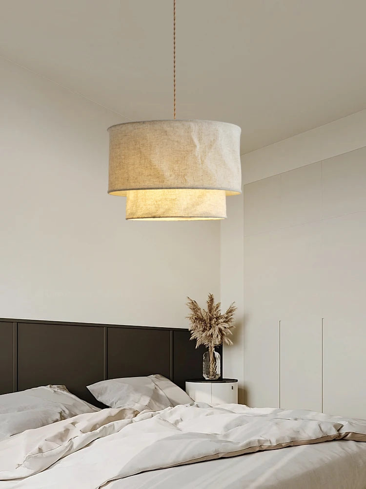 Fabric Chandelier – Wabi-Sabi Japanese for Living Room | Elowen Crest by Evenlyr