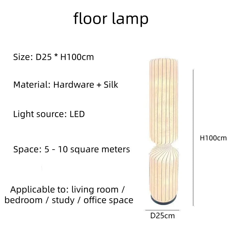 Luma Beam Fabric Floor Lamp – Minimalist – product detail 15