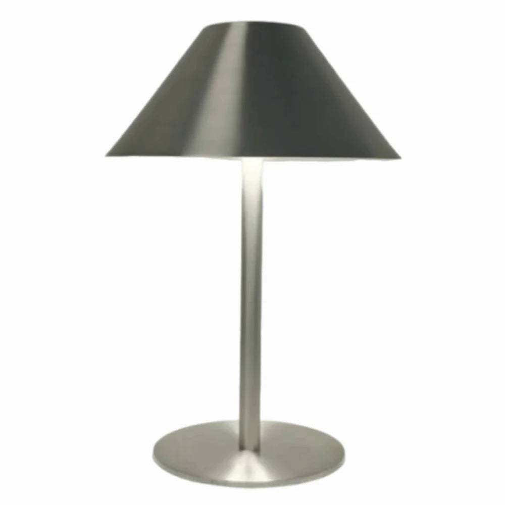 Designer Table Lamp – Modern Minimalist Cordless Rechargeable for Bedside, Desk & Office, Restaurant Table | Halcyon Petal by Evenlyr
