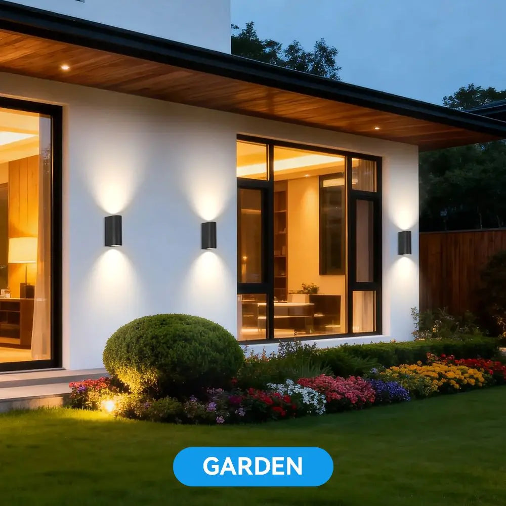 Belluno GU10 Up-and-Down Outdoor Wall Light for Patio – IP65