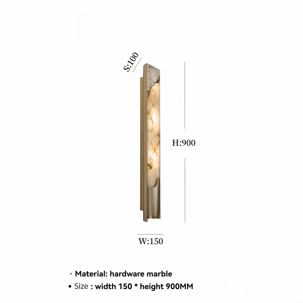 Caelia Contour Marble Wall Sconce – product view 7