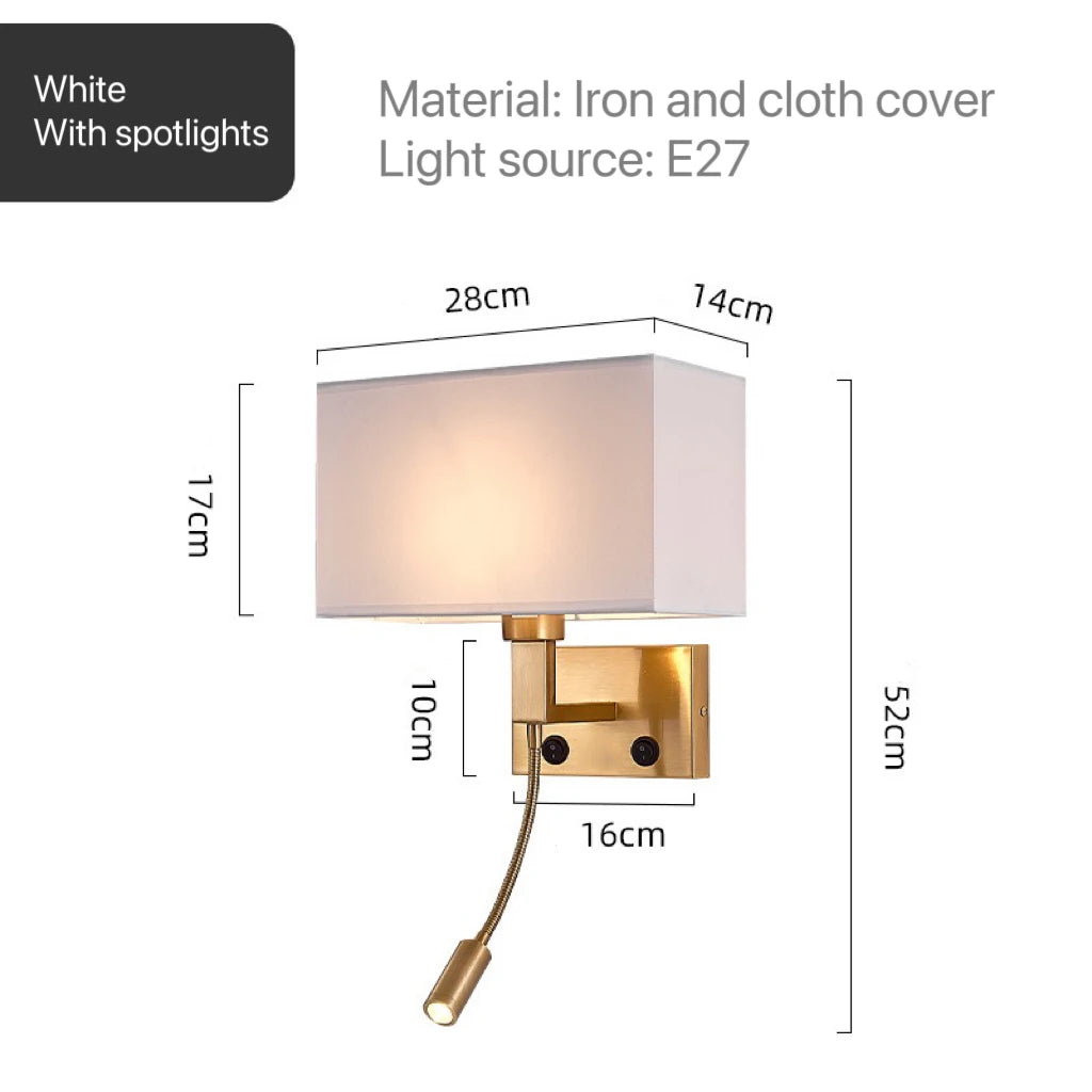 Wren Veil Fabric Wall Sconce – product view 20