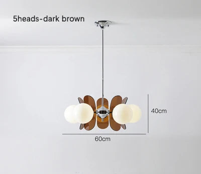 Merano Bauhaus Glass-Ball Chandelier for Dining Table – Mid-Century