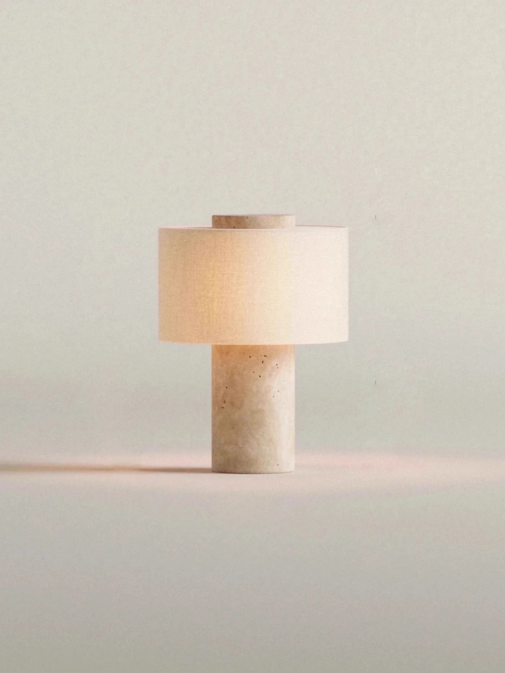 Marble & Fabric Table Lamp – Modern Minimalist Dimmable LED for Bedside, Desk & Office, Living Room | Ilyra Grove by Evenlyr
